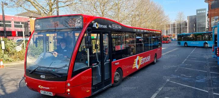 Image of Carousel Buses vehicle 432. Taken by Christopher T at 11.22.56 on 2022.03.08